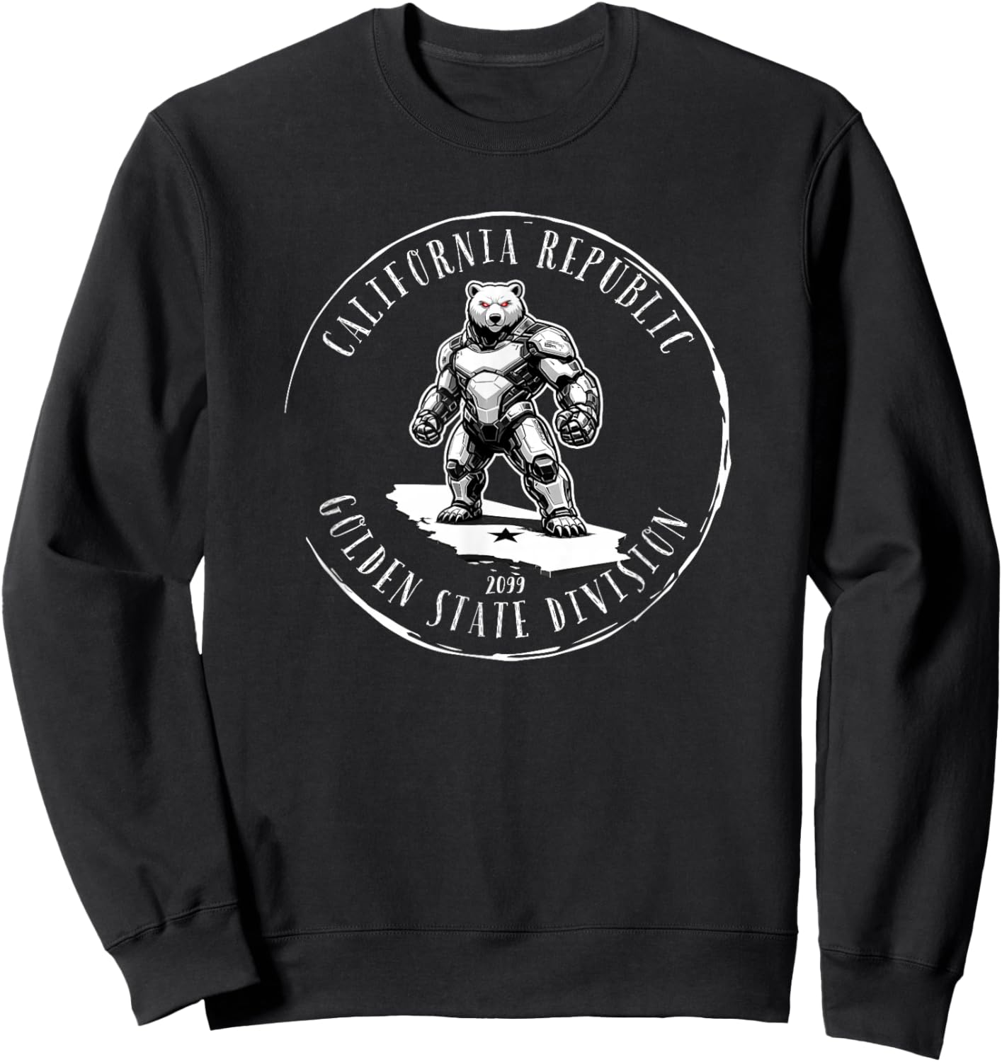 California Republic Golden State Division 2099 T-Shirt - Sweatshirt | Black