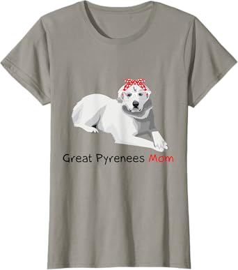 Great Pyrenees Mom Bandana Womens Patou T-Shirt