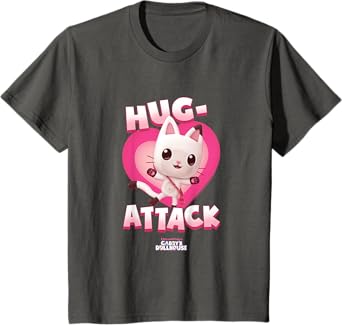 Kids DreamWorks Gabby's Dollhouse Valentine's Hug Attack! T-Shirt