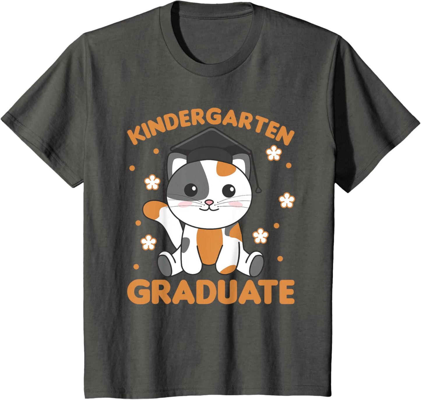 Kids Kids Kindergarten Graduate Cat Graduation T-Shirt