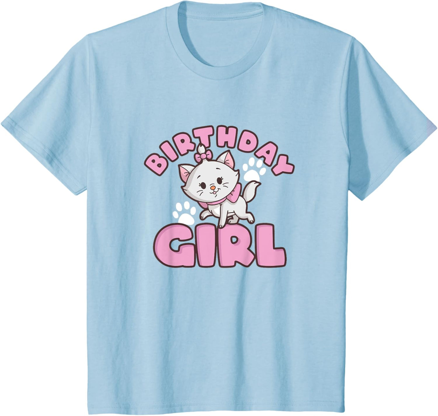 Kids Disney The Aristocats Birthday Girl Cute Marie Logo Youth T-Shirt