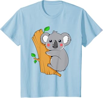Cute Koala Bear T Shirt for Children | Kids Koala Bear Shirt T-Shirt