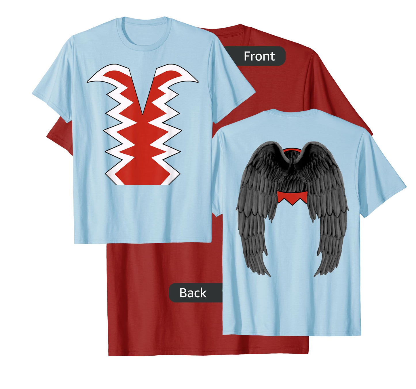 (Wings on Back) Flying Monkeys Costume Oz Halloween Costume T-Shirt