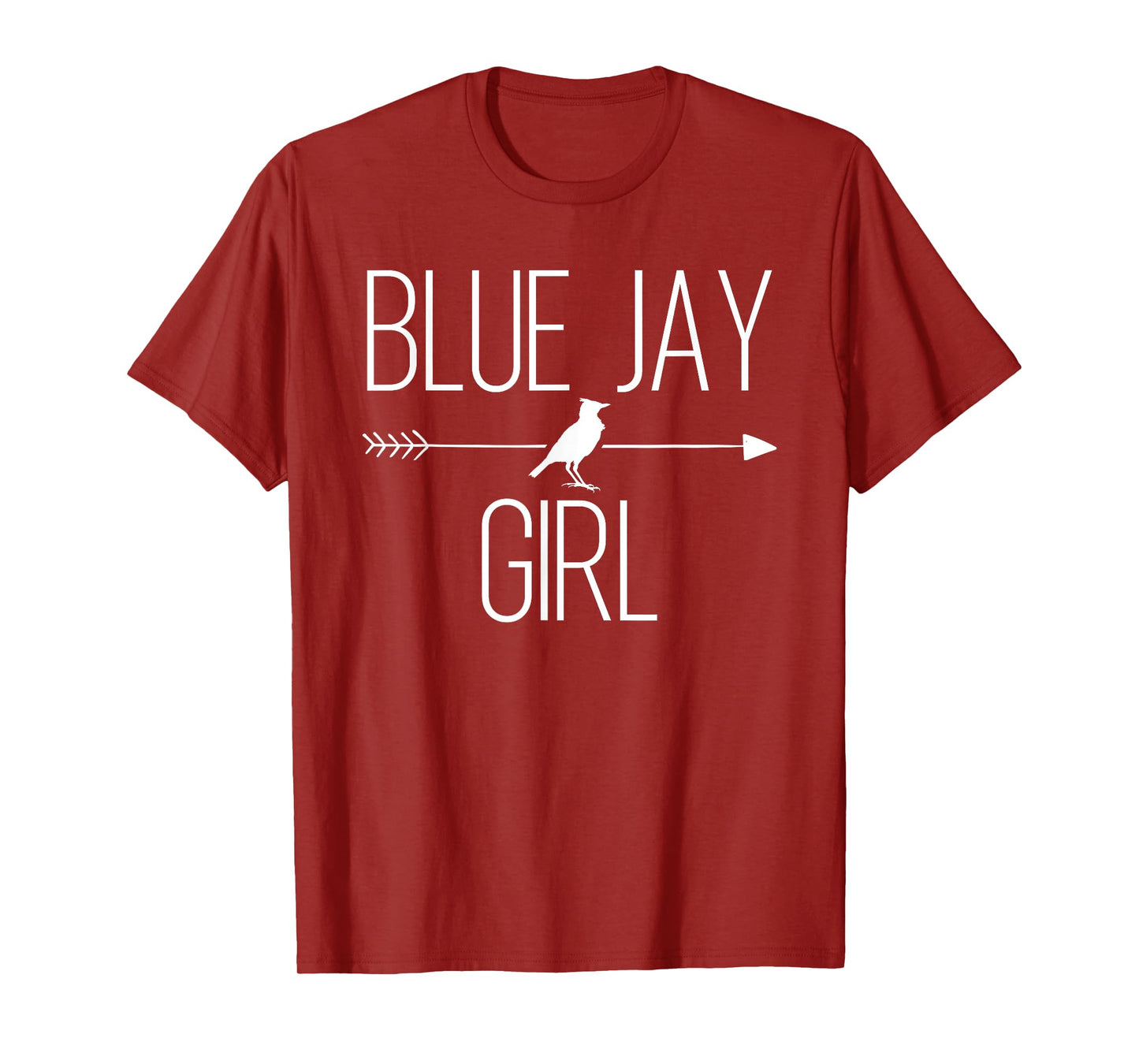 Blue Jay Girl Gift For Women Bird Animal Lover T-Shirt