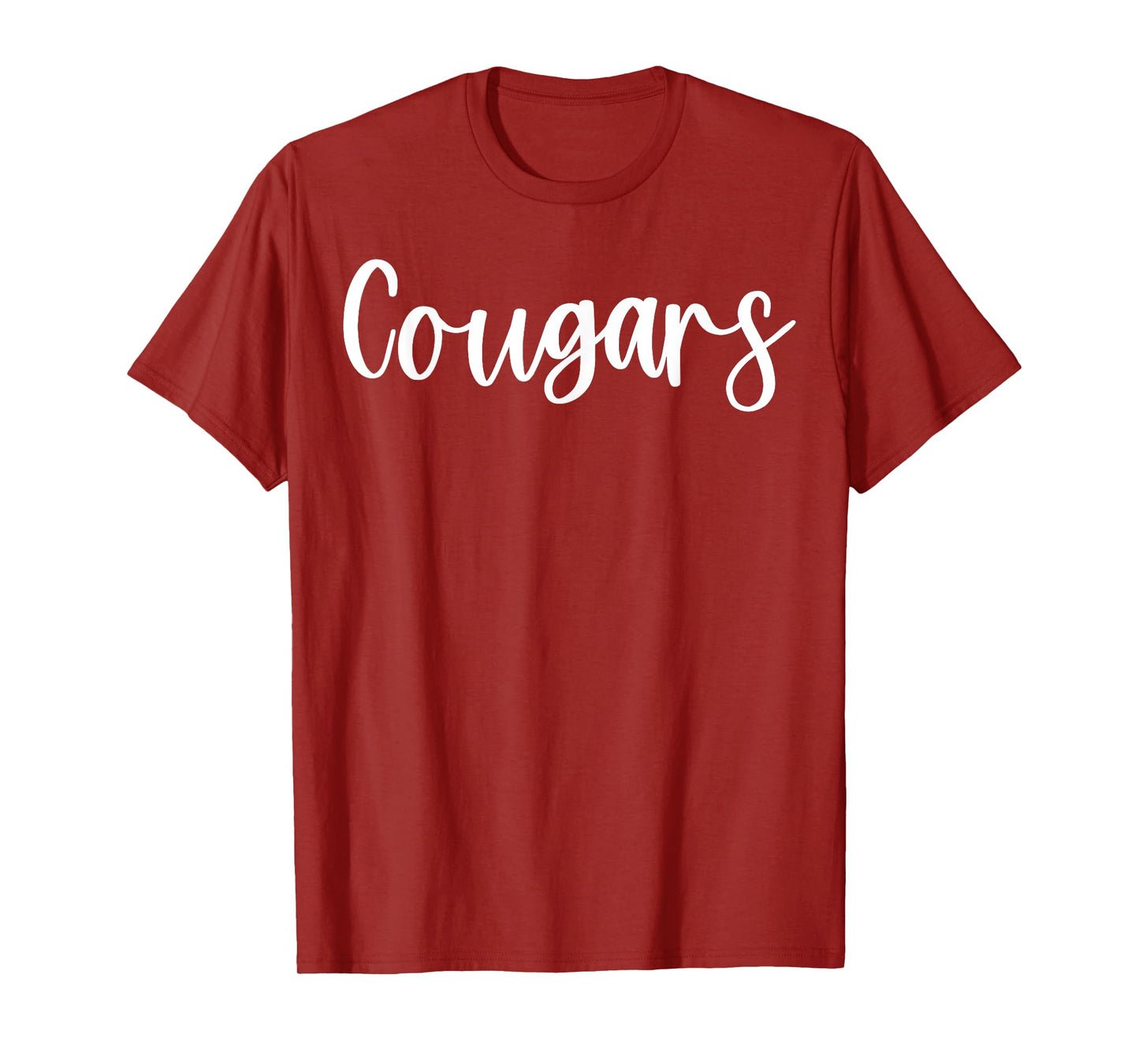 Cougars School Spirit Team Mascot Game Night T-Shirt