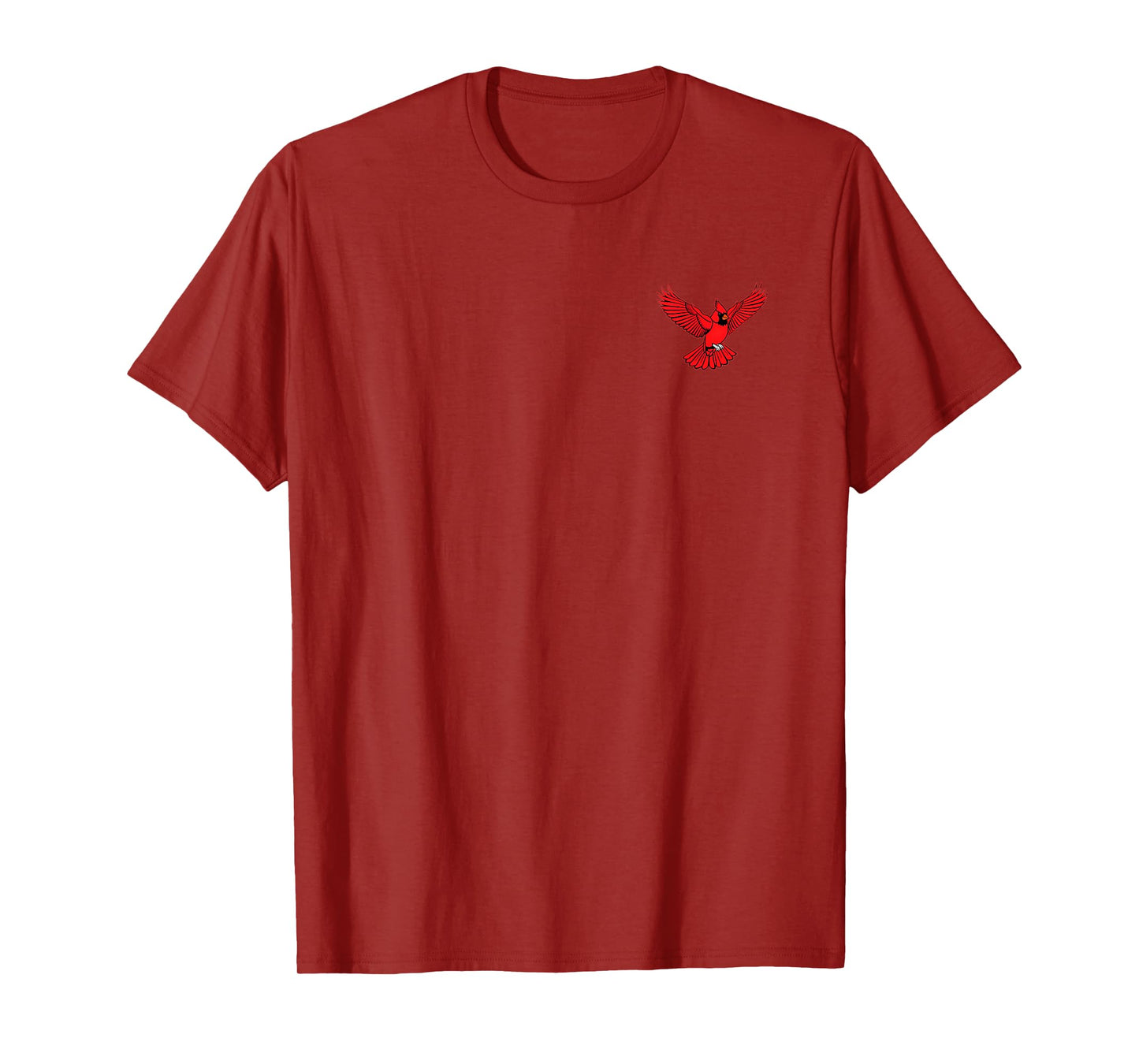 Lovely Northern Cardinal Bird Red Cardinal In Pocket T-Shirt