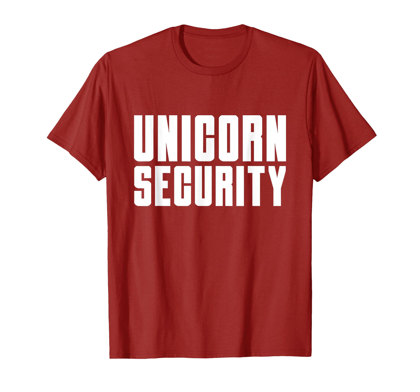 Unicorn Security Costume Mom Dad Daughter Funny Halloween T-Shirt