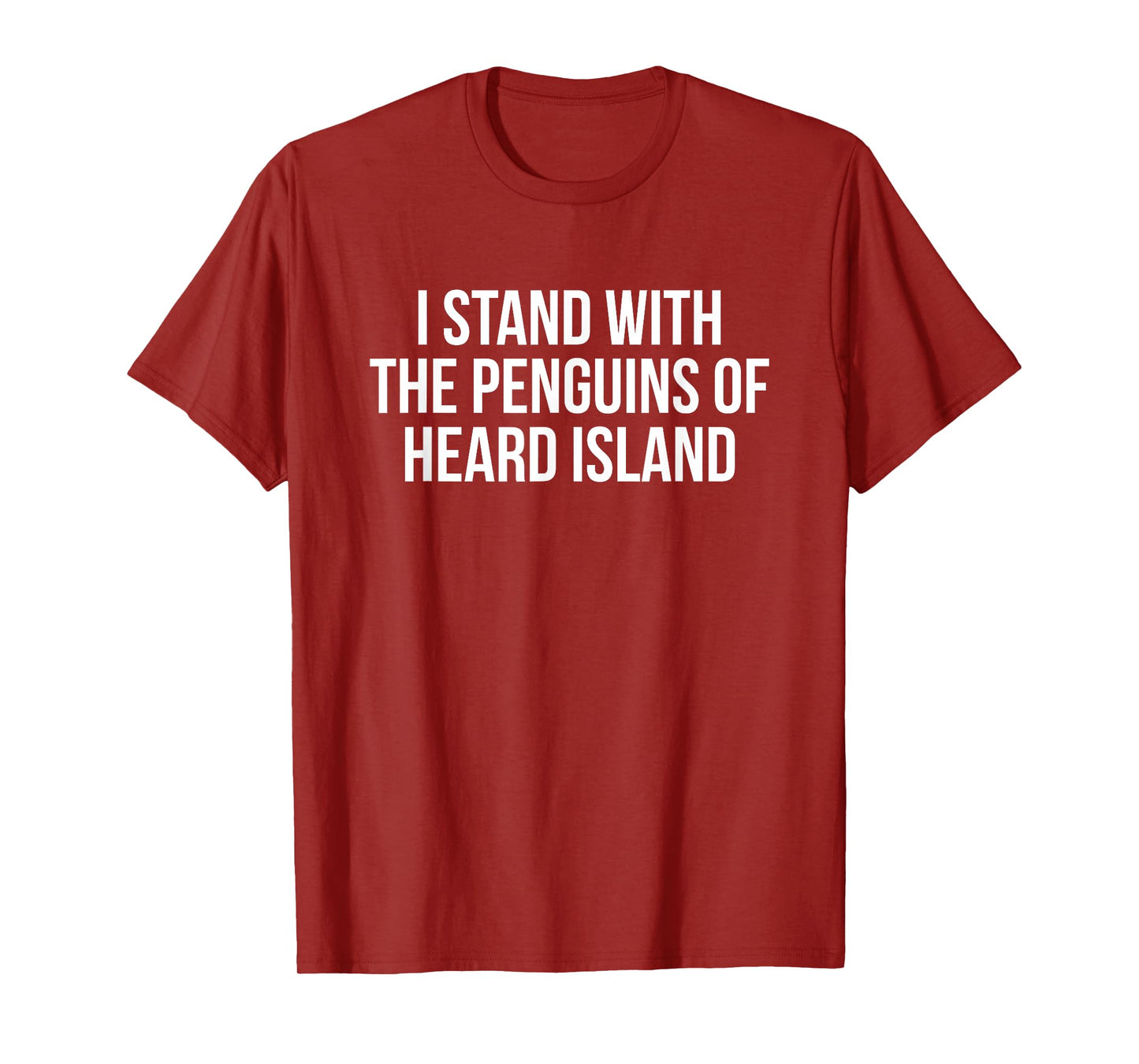 I Stand With The Penguins Funny Political Injustice Tariffs T-Shirt