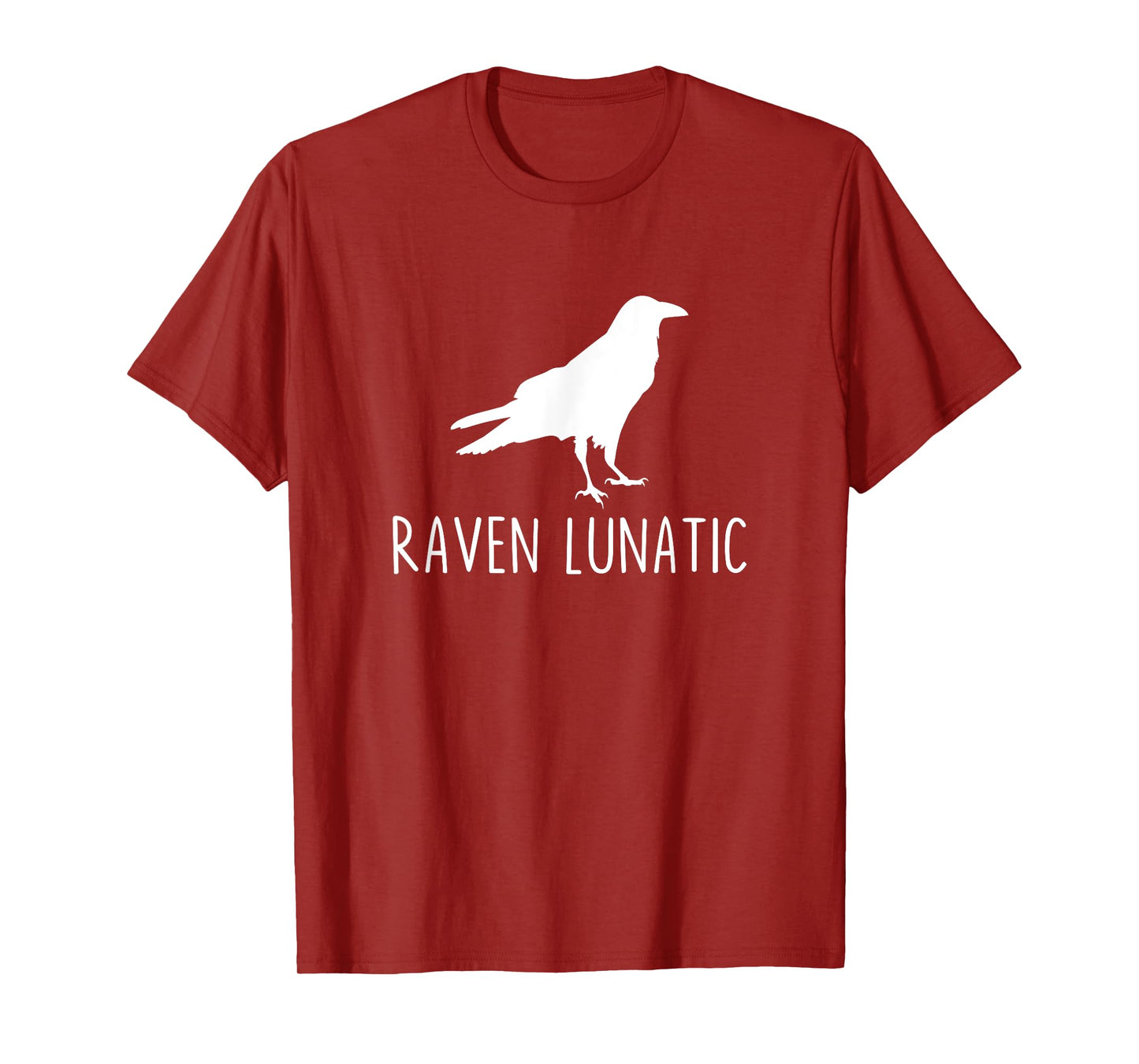 Raven Lunatic Funny Goth Bird Lover Halloween Party T-Shirt