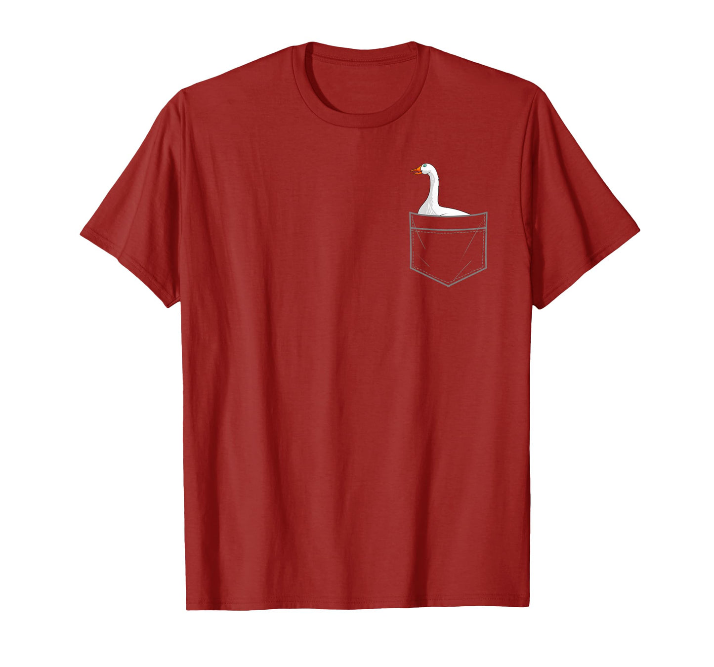 Cool Goose For Men Women Toddler Pocket Canadian Geese Lover T-Shirt