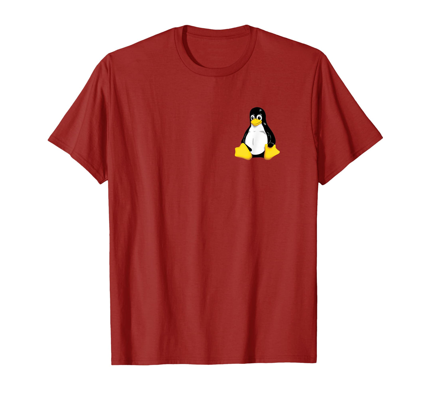 Linux t shirt penguin tux simple clean logo. T-Shirt