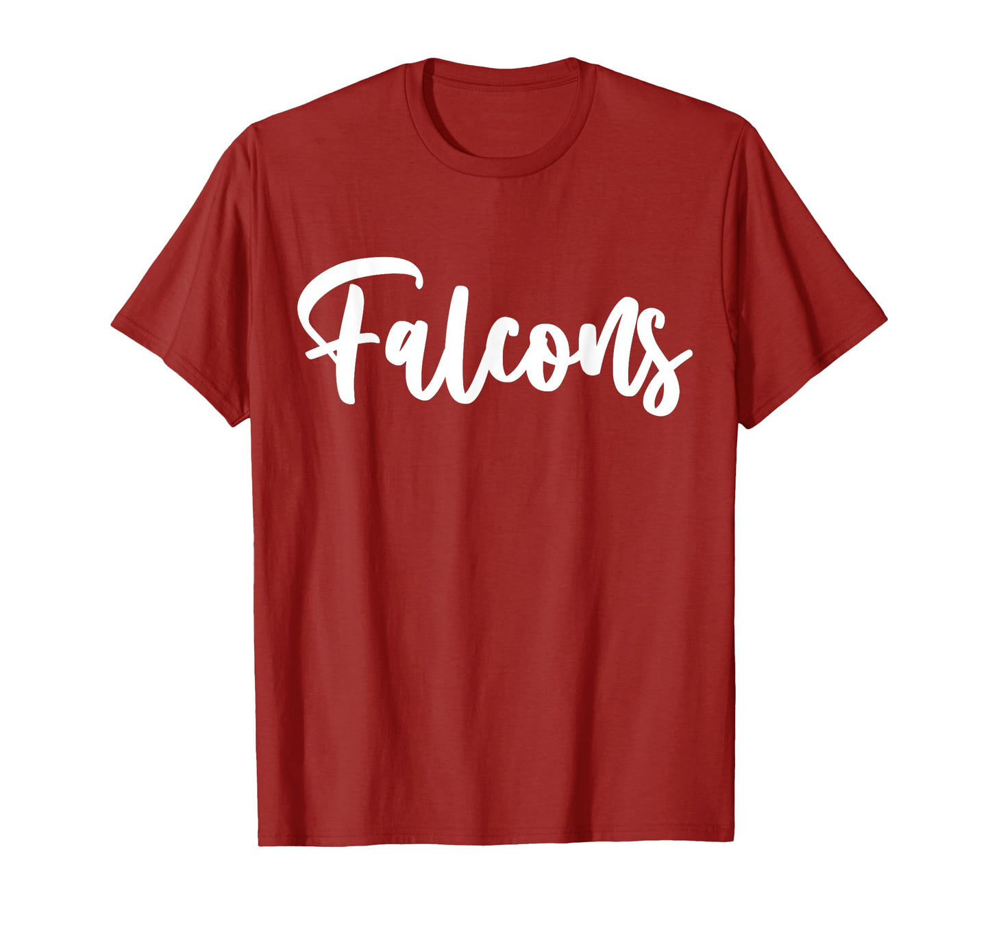 Falcons School Sports Team Mascot Town Go College Athlete T-Shirt