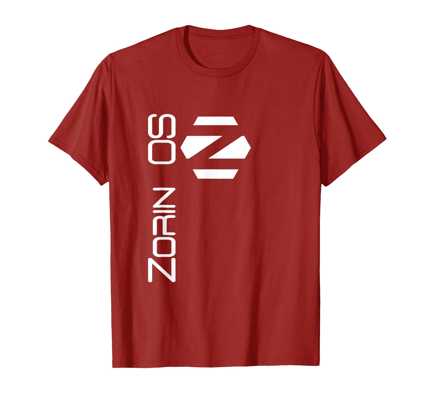 Linux Zorin OS tee White Tagline and Logo Open Source Os T-Shirt