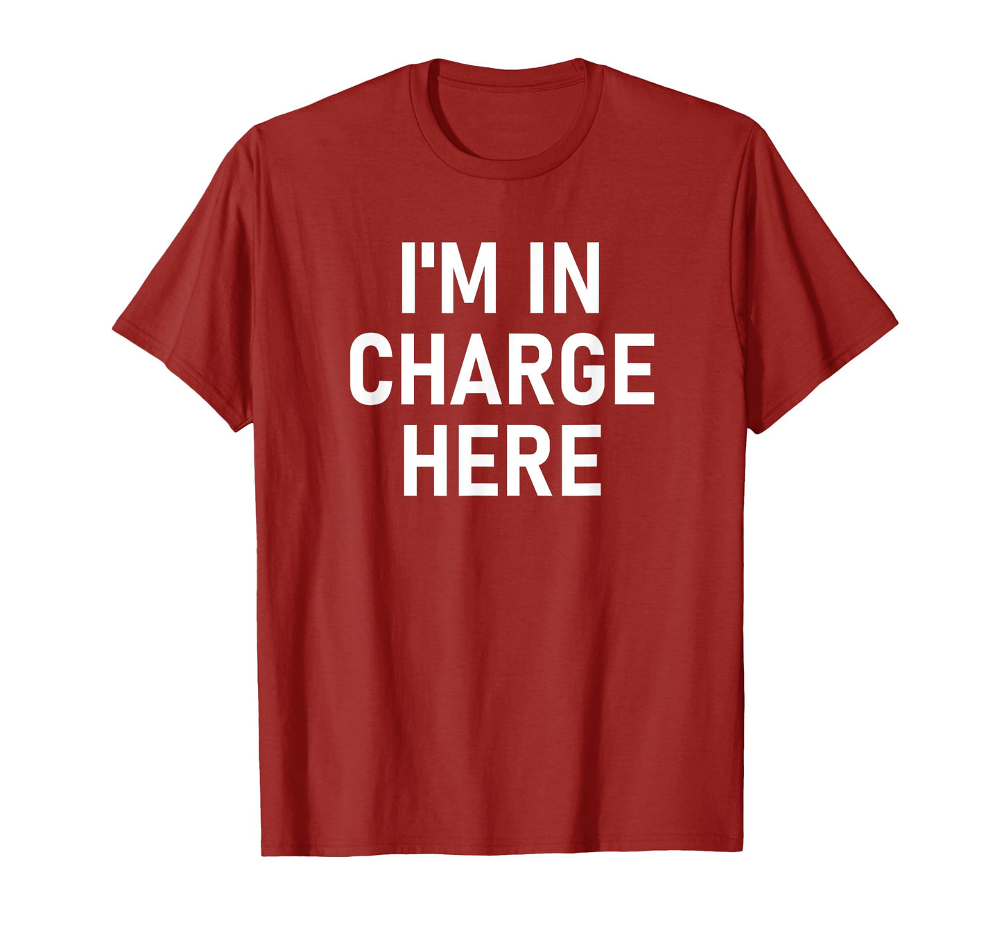 I'm In Charge Here, Funny, Jokes, Sarcastic T-Shirt