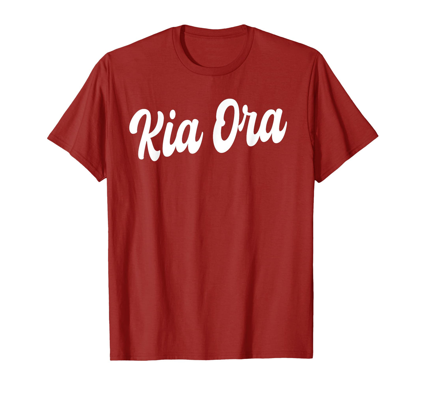 Kia Ora Maori Language Typeset Kiwi Land Aotearoa NZ T-Shirt