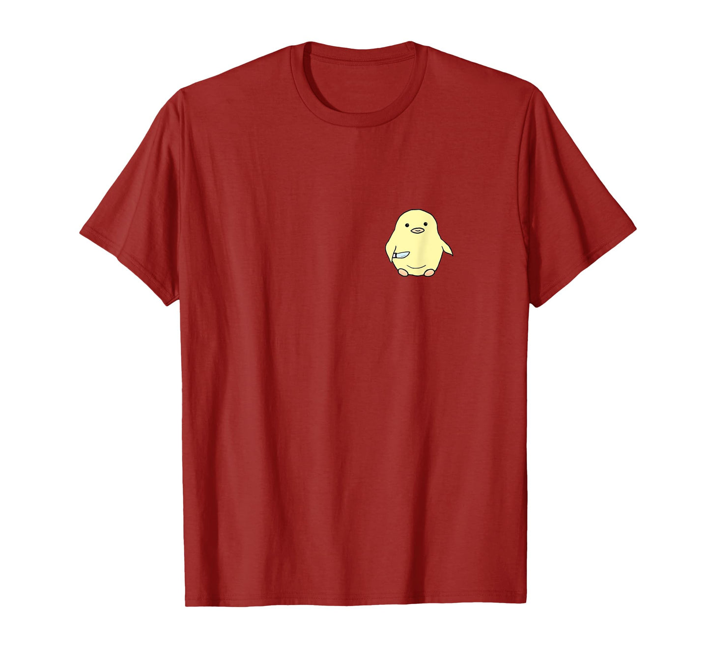 Chick - Chicken with Knife Funny T-Shirt