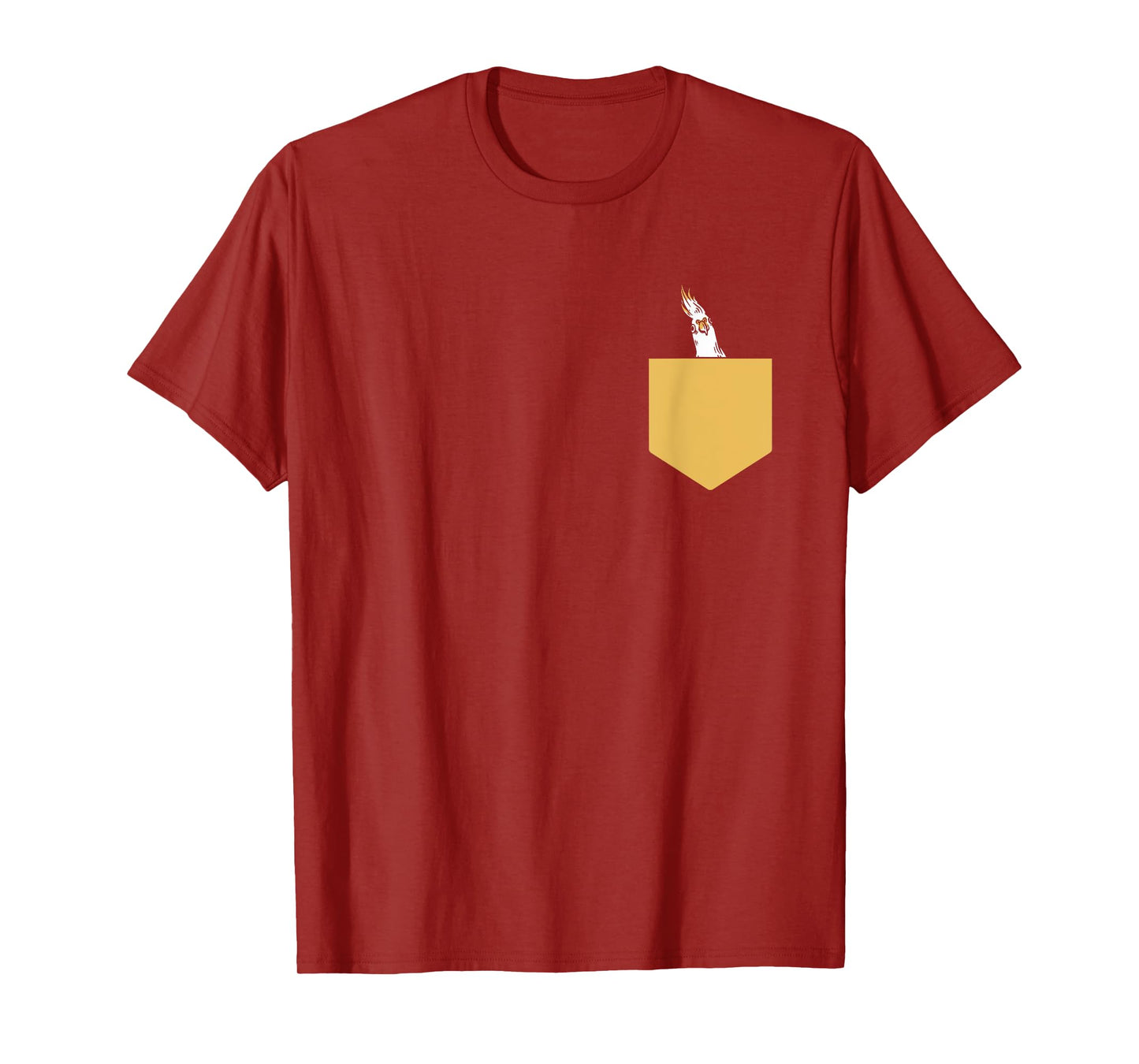 Cockatiel Parakeet Parrot Bird Cockatoo Cockatiel Pocket T-Shirt