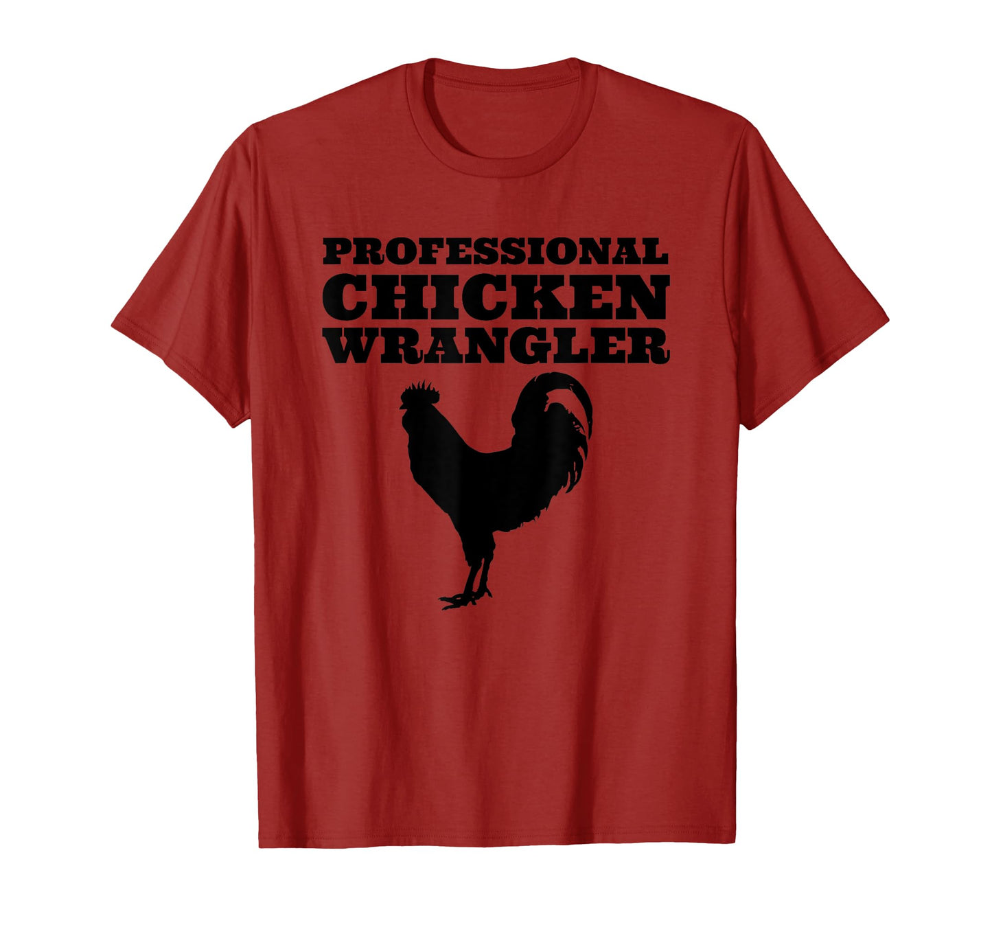 Country Cowgirl & Cowboy Howdy Co. Professional Chicken Wrangler Unisex-Adults Kids Chicken-Themed T-Shirt Grey Small Classic Fit Short Sleeve