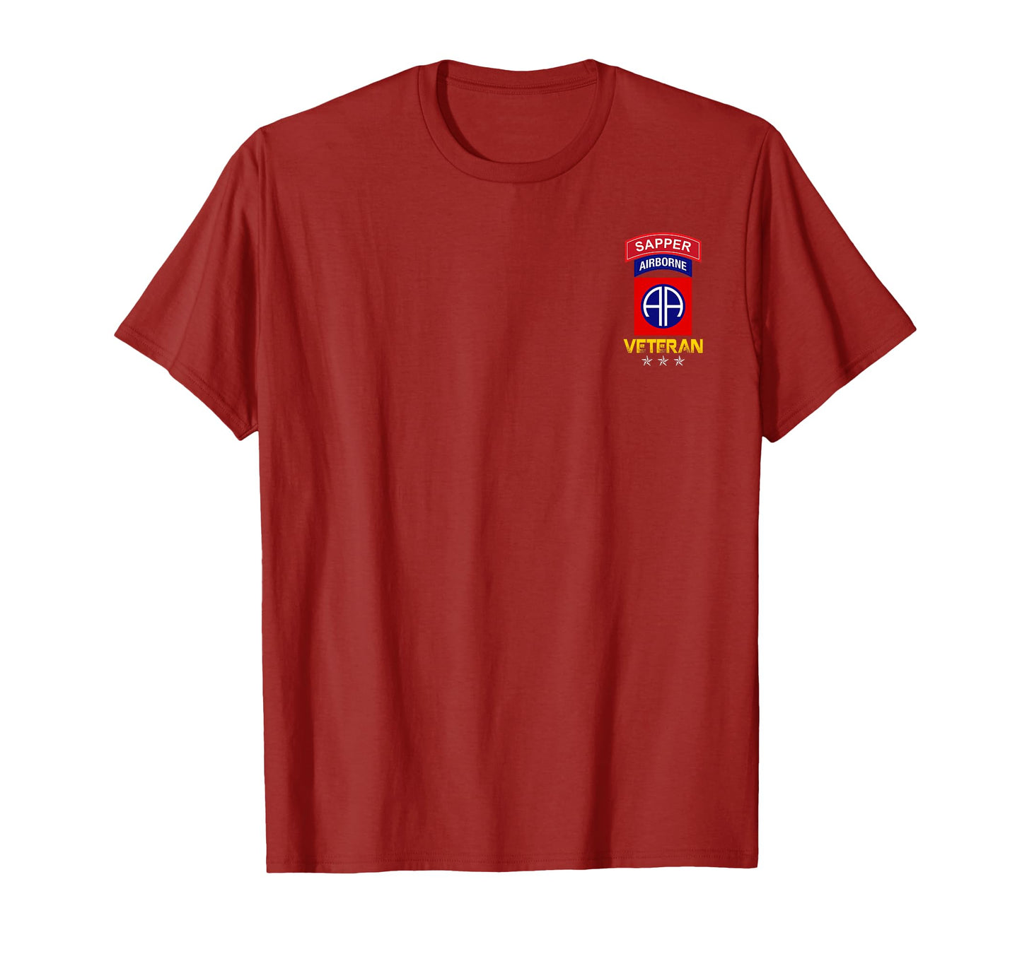 82nd Airborne Shirt - 82nd Airborne Sapper Veteran Patriotic T-Shirt