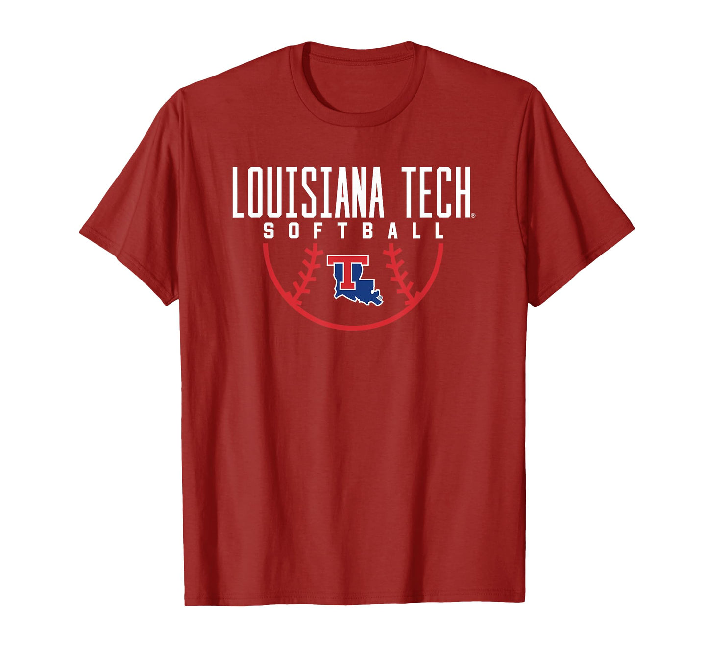 Louisiana Tech Bulldogs Softball Arch T-Shirt