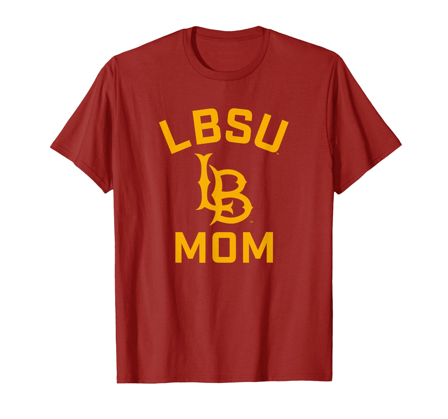 Cal State Long Beach CSULB Arched Mom T-Shirt