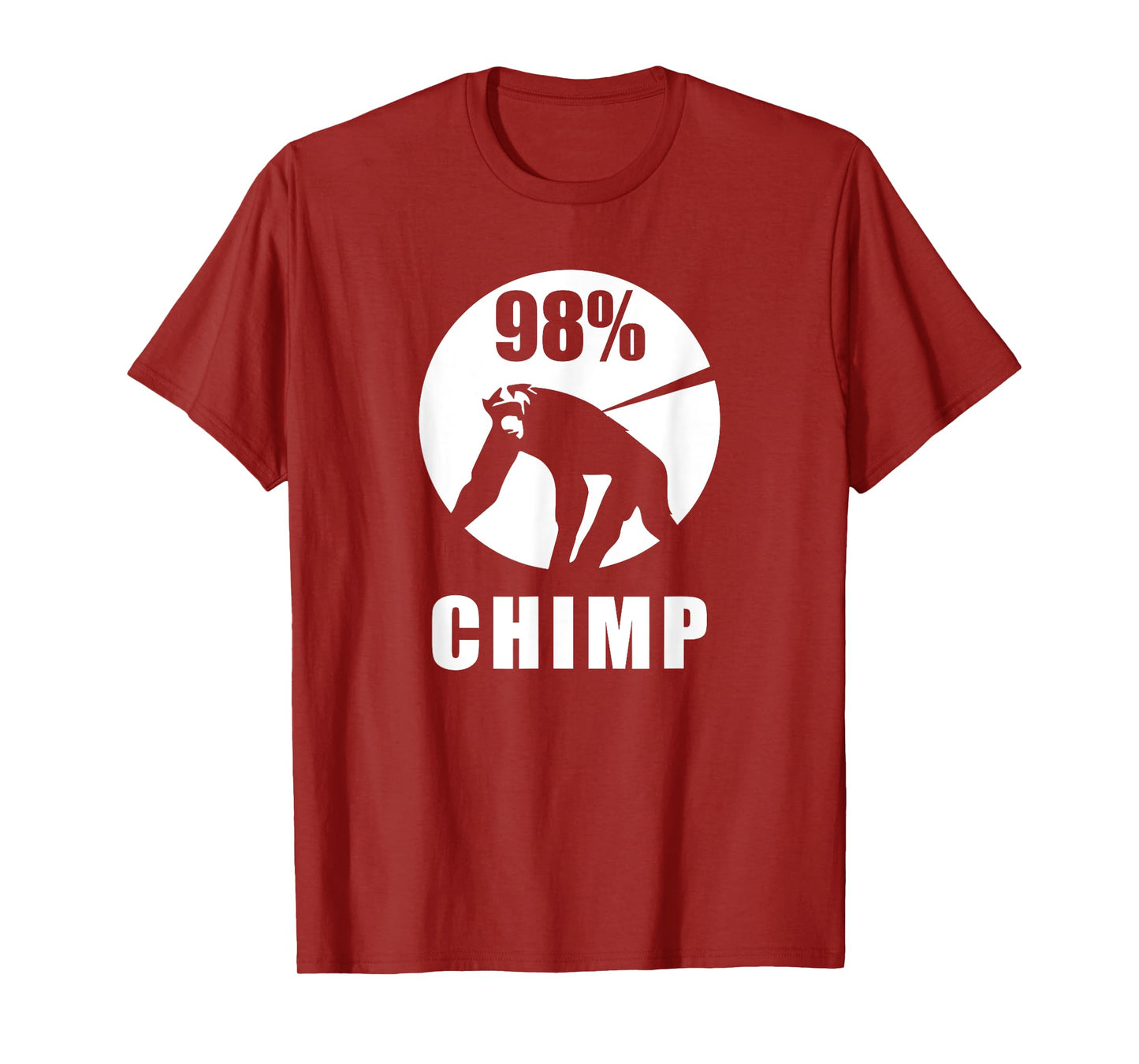 98% Chimp Funny Chimpanzee Ape Monkey T-Shirt