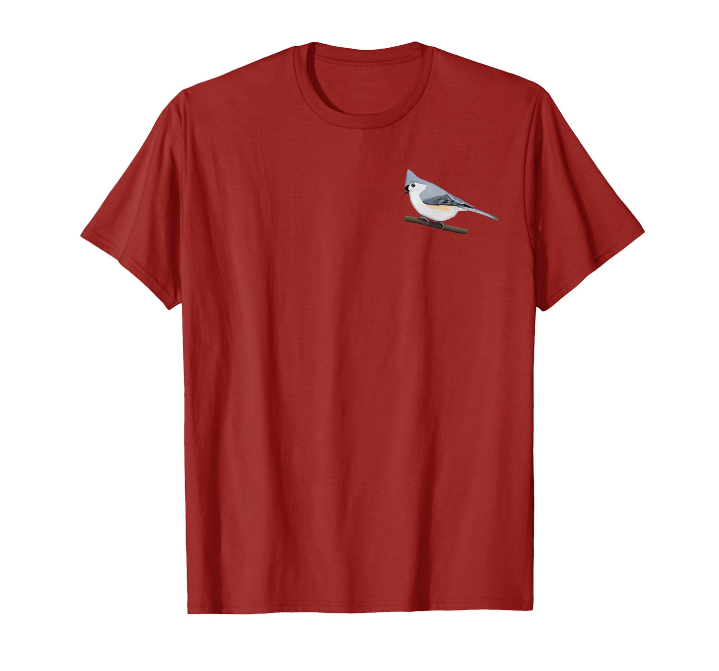 Tufted Titmouse Bird Birdlover Birdwatcher Animal Biologist T-Shirt