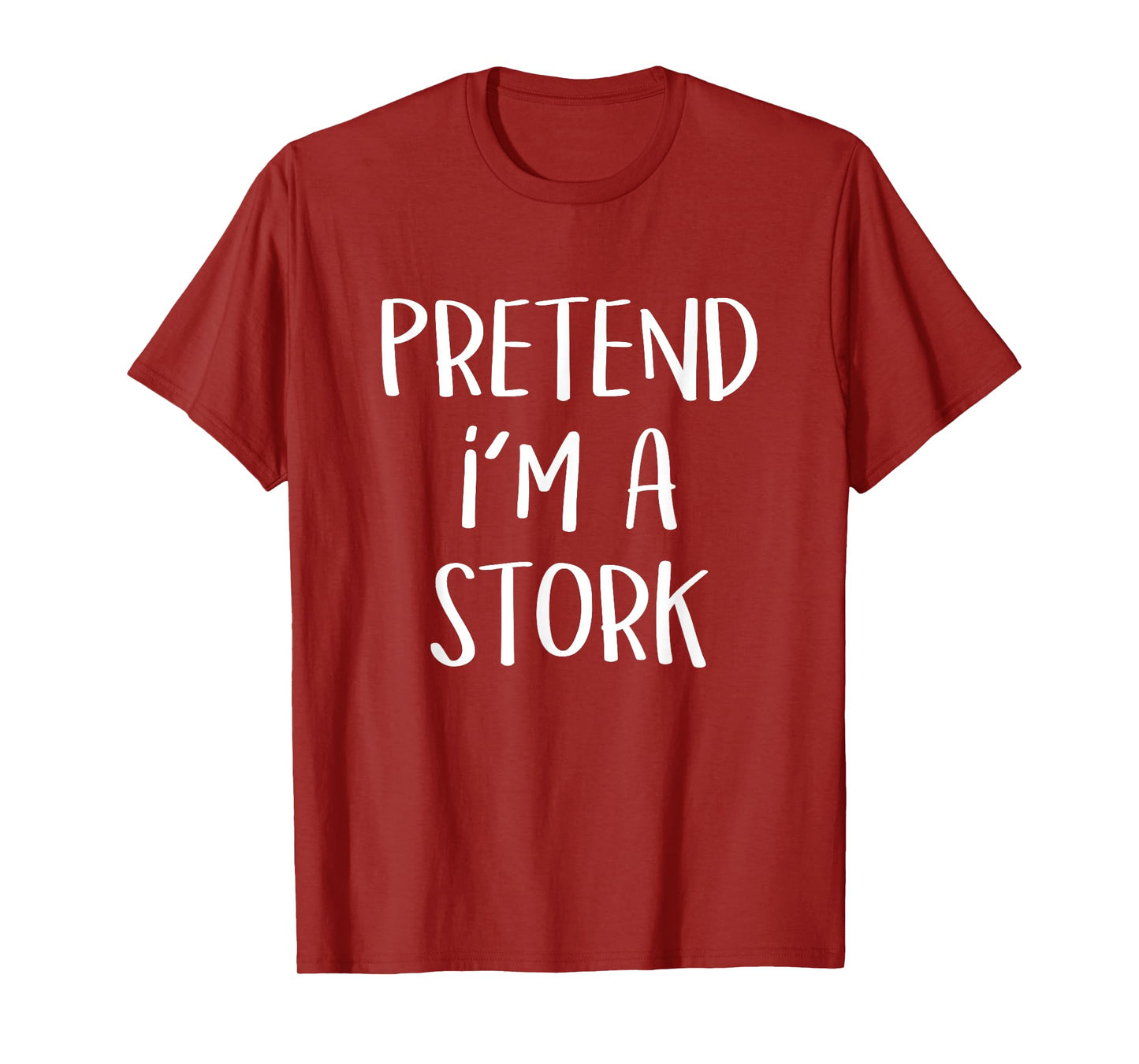 Pretend I'm A Stork Costume Funny Bird Halloween Party T-Shirt