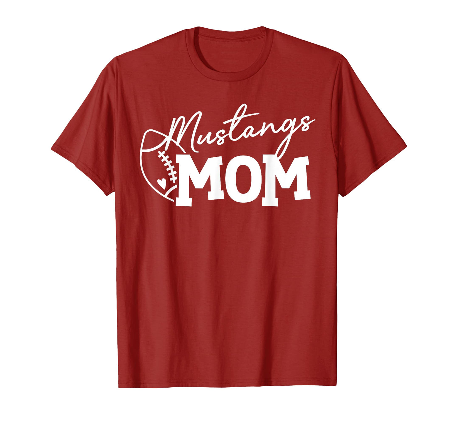 Mustangs Football Mom Gift for Her T-Shirt