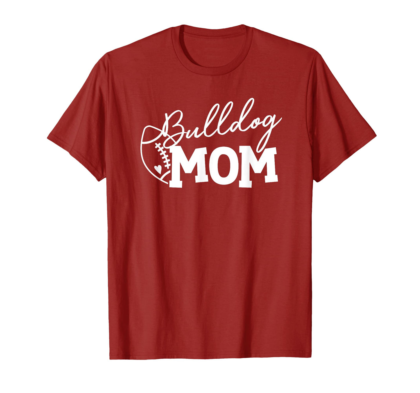 Bulldog Football Mom T-Shirt