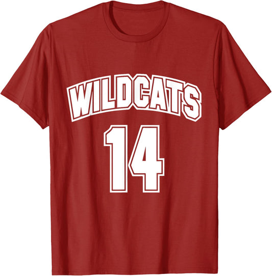 Wildcats 14 Jersey T-Shirt T-Shirt