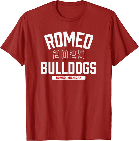 Romeo Bulldogs Romeo, Michigan 2025 T-Shirt