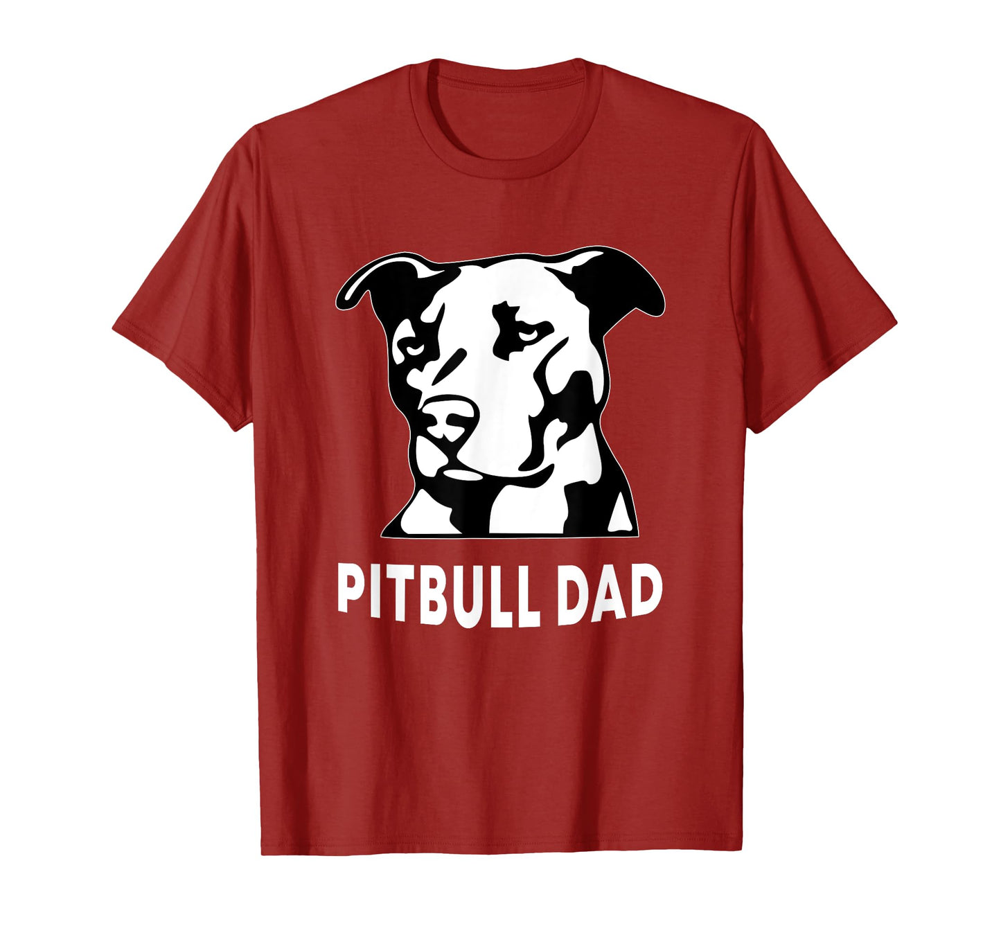 Mens Proud Pitbull Dad Men's Pit Bull Dog Shirt T-Shirt