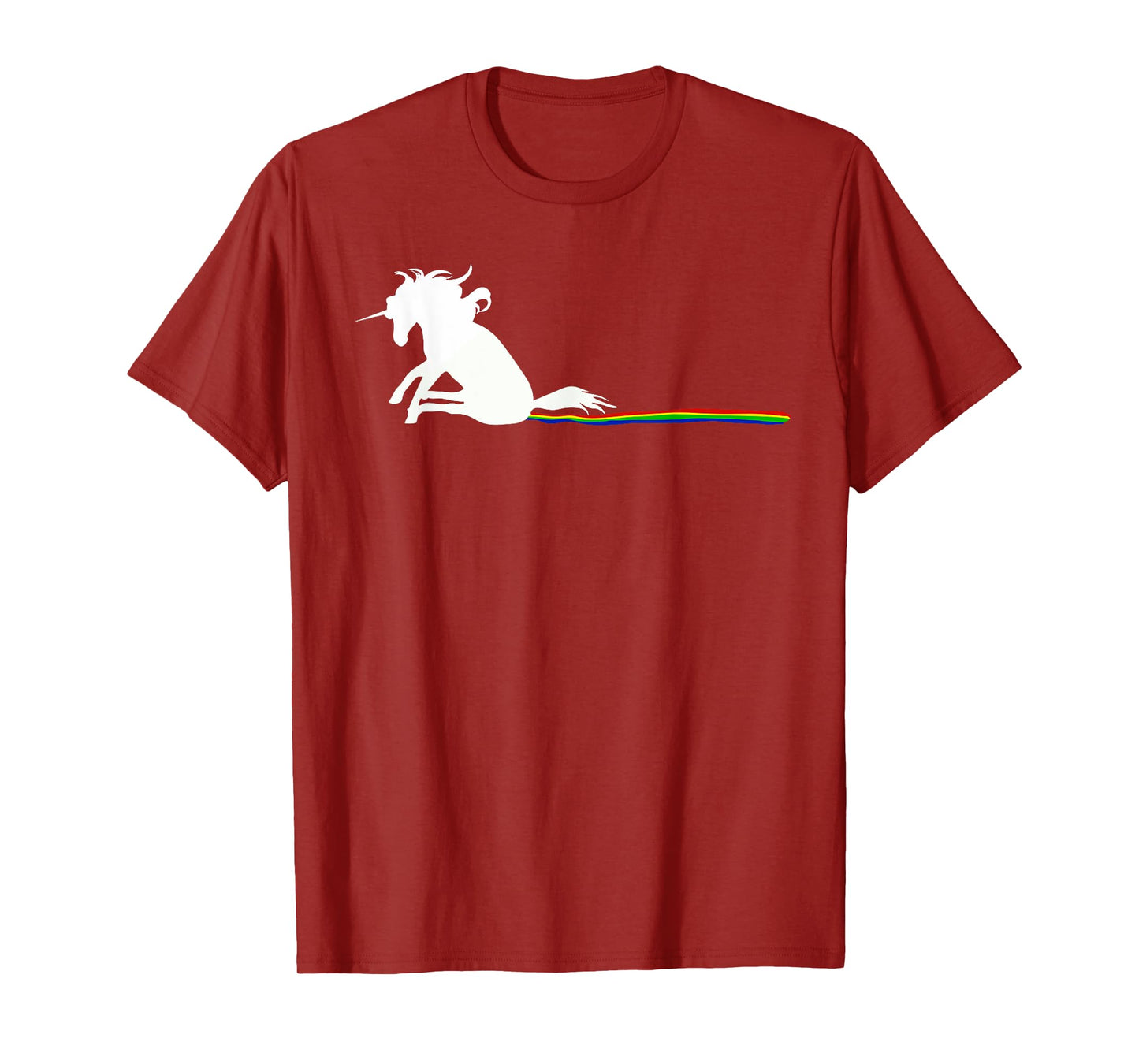 Unicorn Dragging Rainbows- Funny Adult T-Shirts Gifts T-Shirt