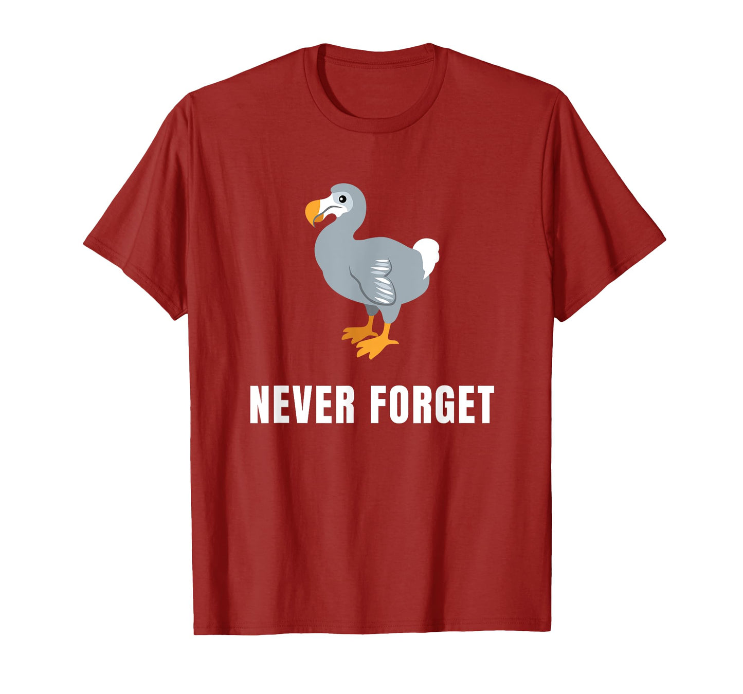 Never Forget The Dodo Funny Extinct Animal T-Shirt