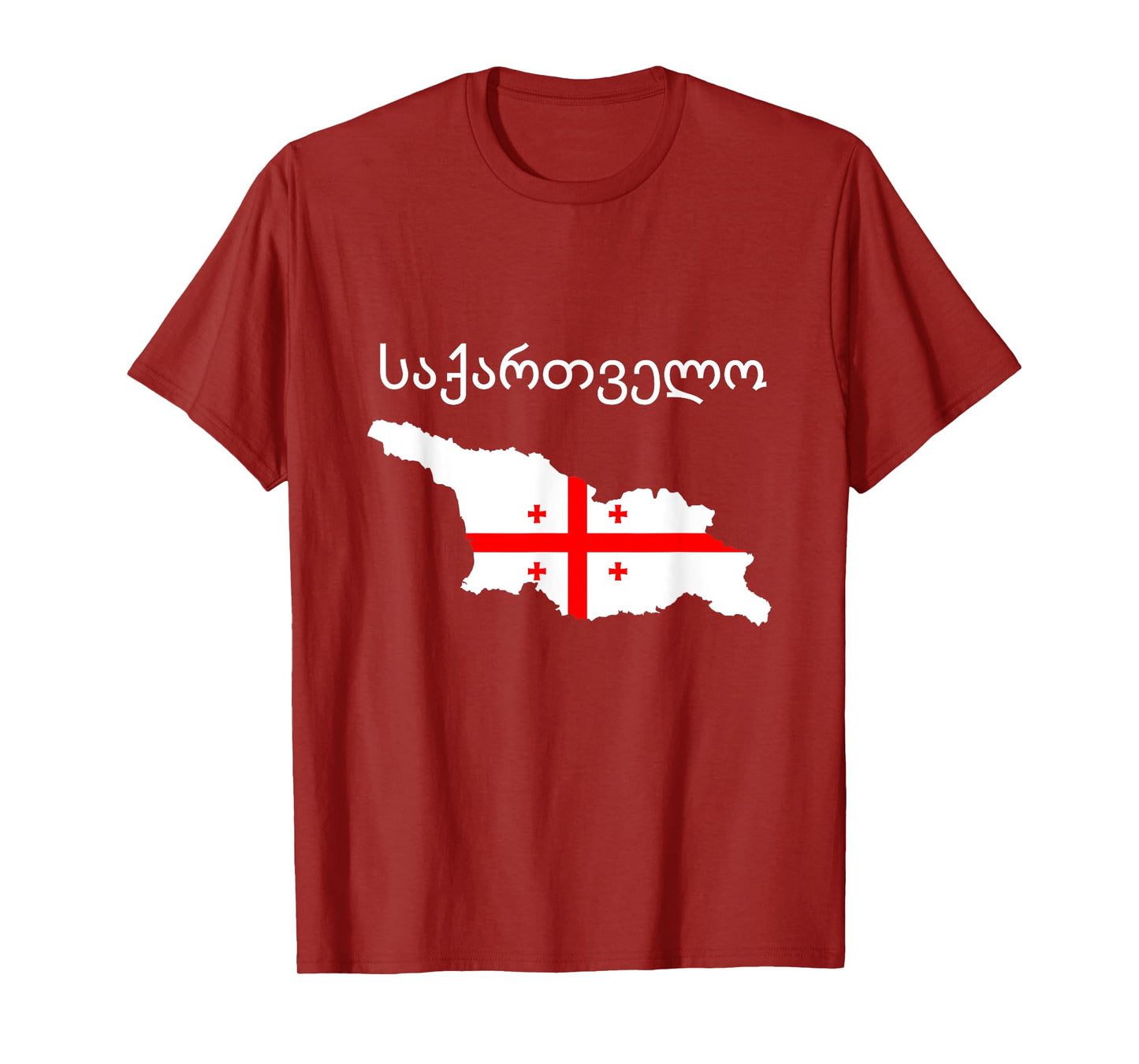 Republic Of Georgia Flag Shirt Georgian Roots Gift T-Shirt