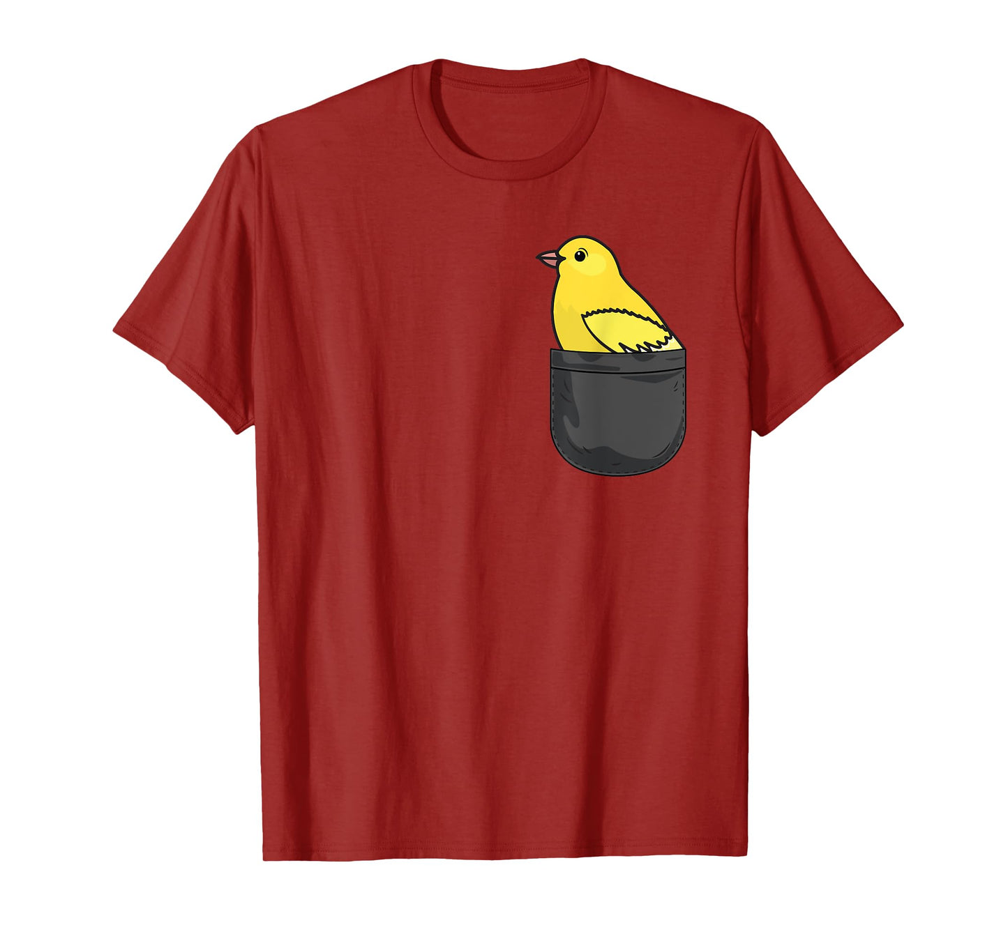 Canary in Pocket Funny Animal Lover Gift T-Shirt