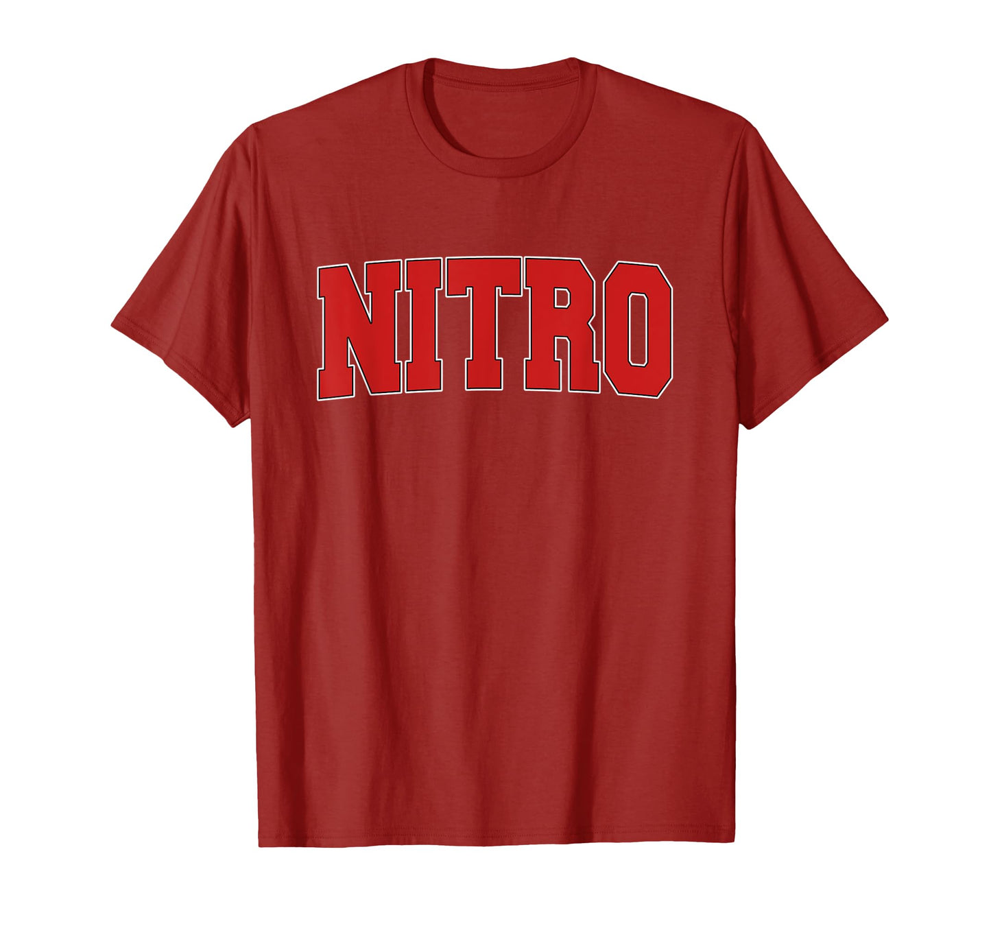 NITRO WV WEST VIRGINIA Varsity Style USA Vintage Sports T-Shirt