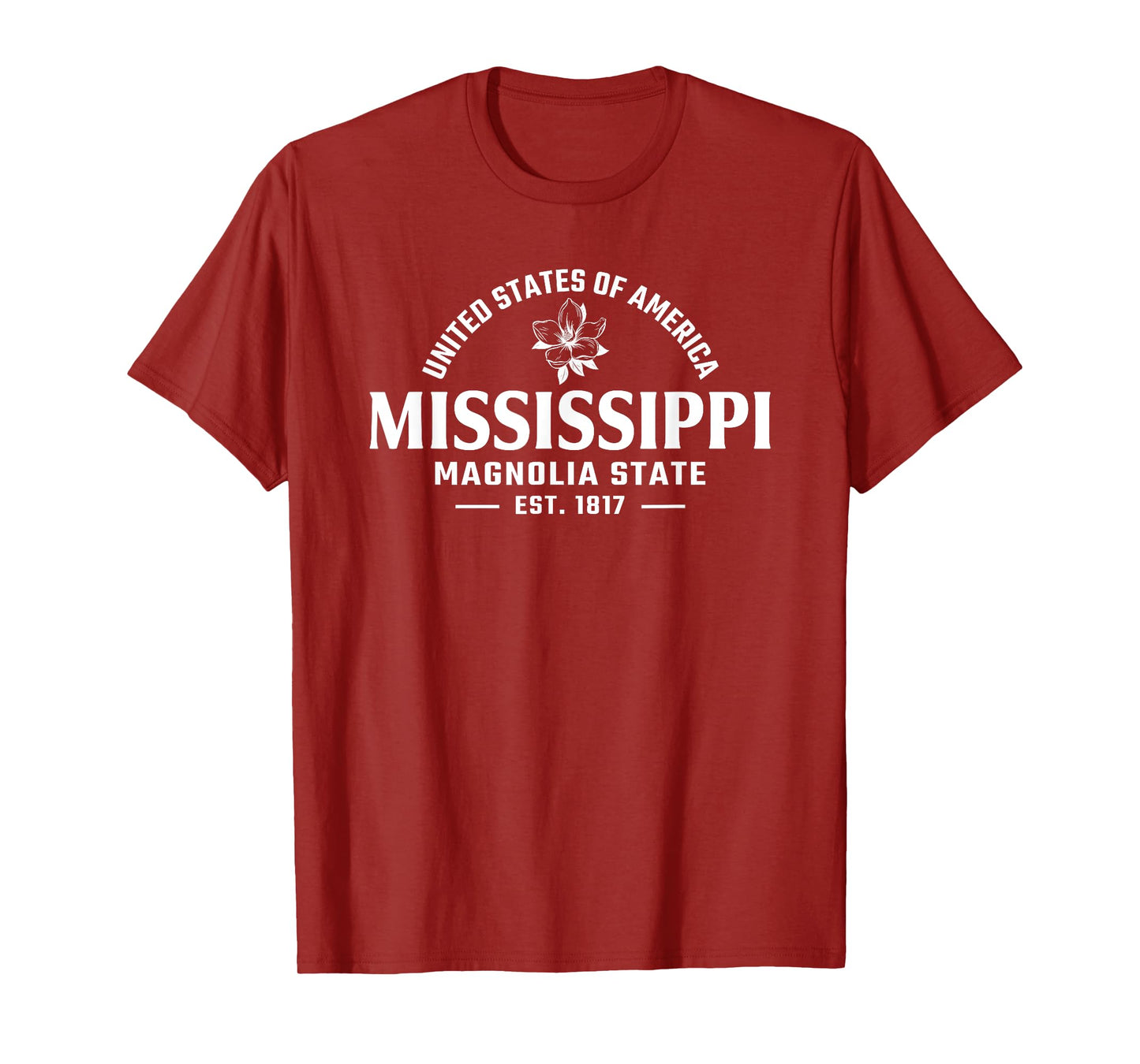 Mississippi - The Magnolia State - Throwback Design Classic T-Shirt