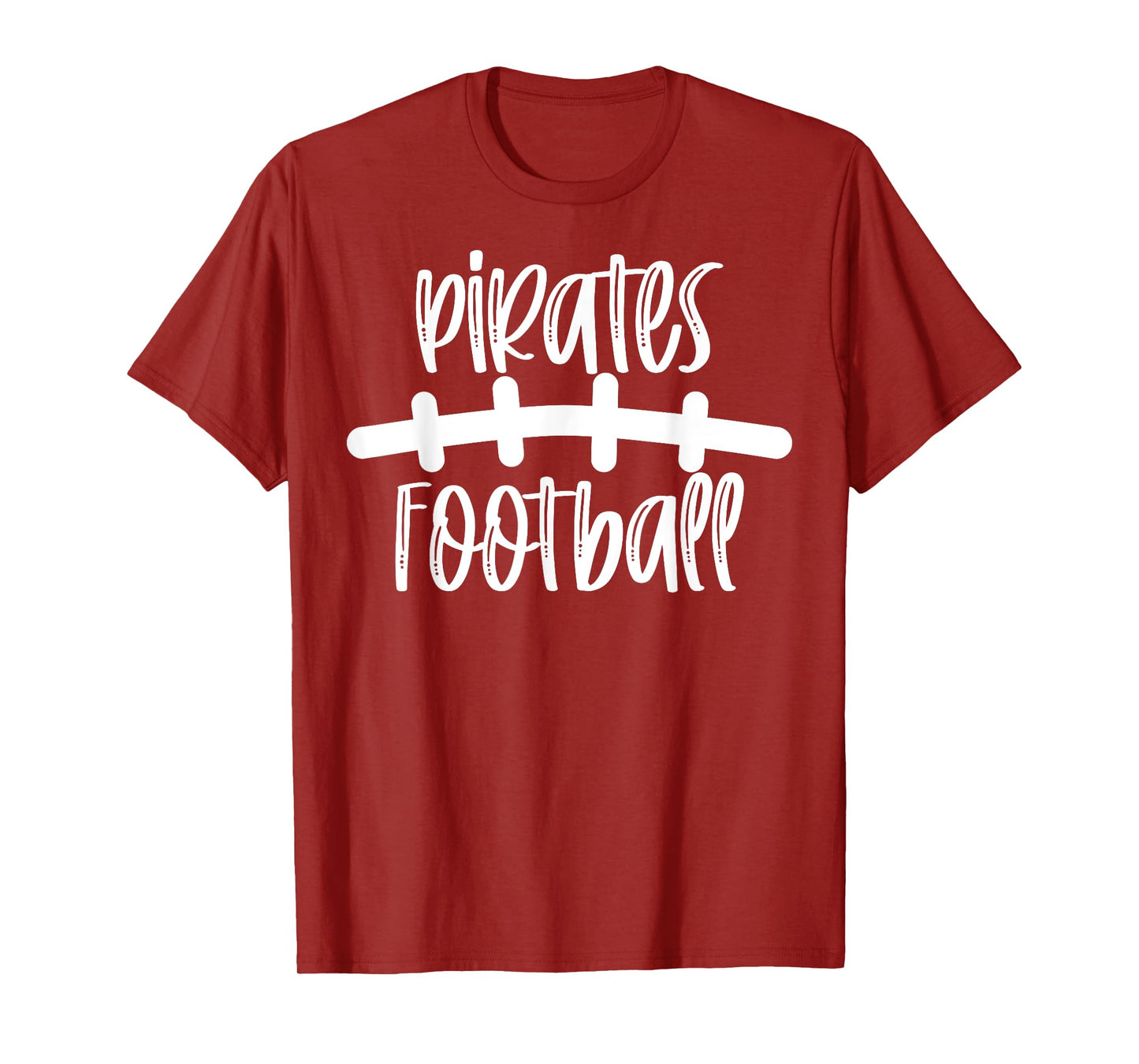 Pirates Football School Spirit Team Mascot Game Night T-Shirt