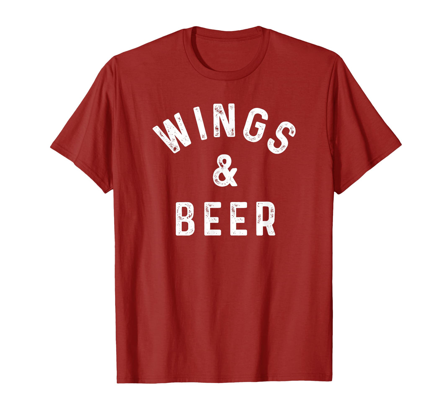 Wings & Beer Funny Buffalo Chicken and Beer Drinker T-Shirt