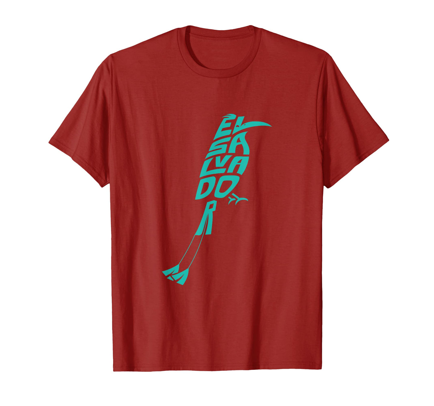 El Salvador Motmot Bird Word Art - Funny Animal T-Shirt