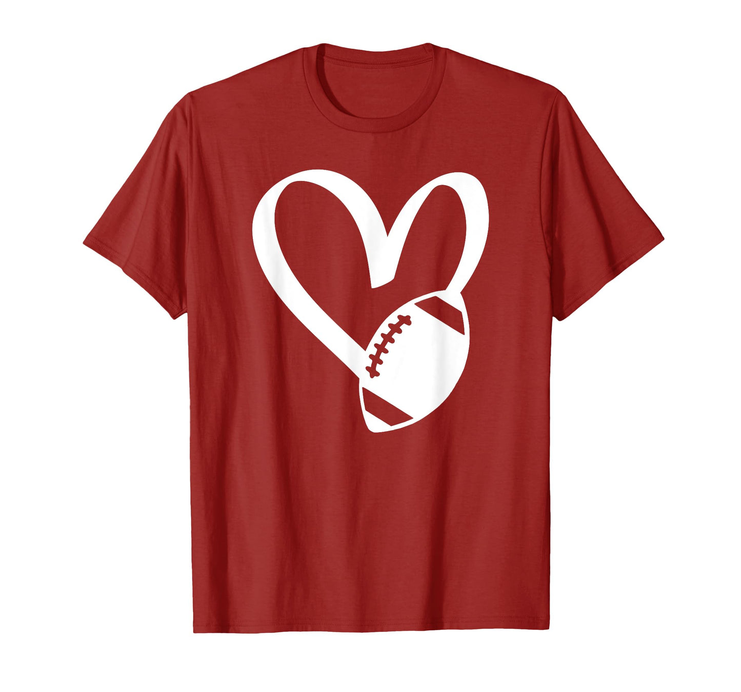 Football Heart T-Shirt