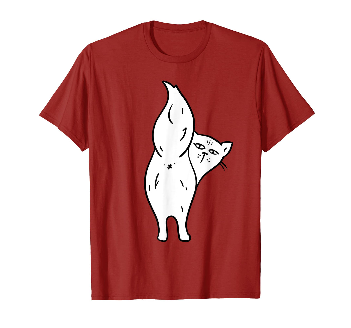Cat Butthole Shirt Offensive Animal Butt Cat Lady T-Shirt
