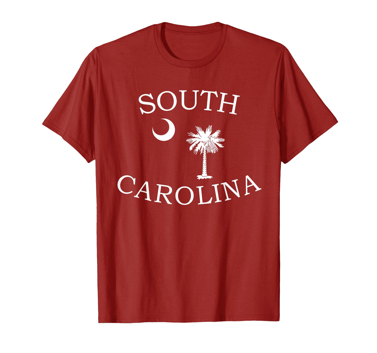 South Carolina State Flag Shirt Moon & Palmetto Tree Tee T-Shirt