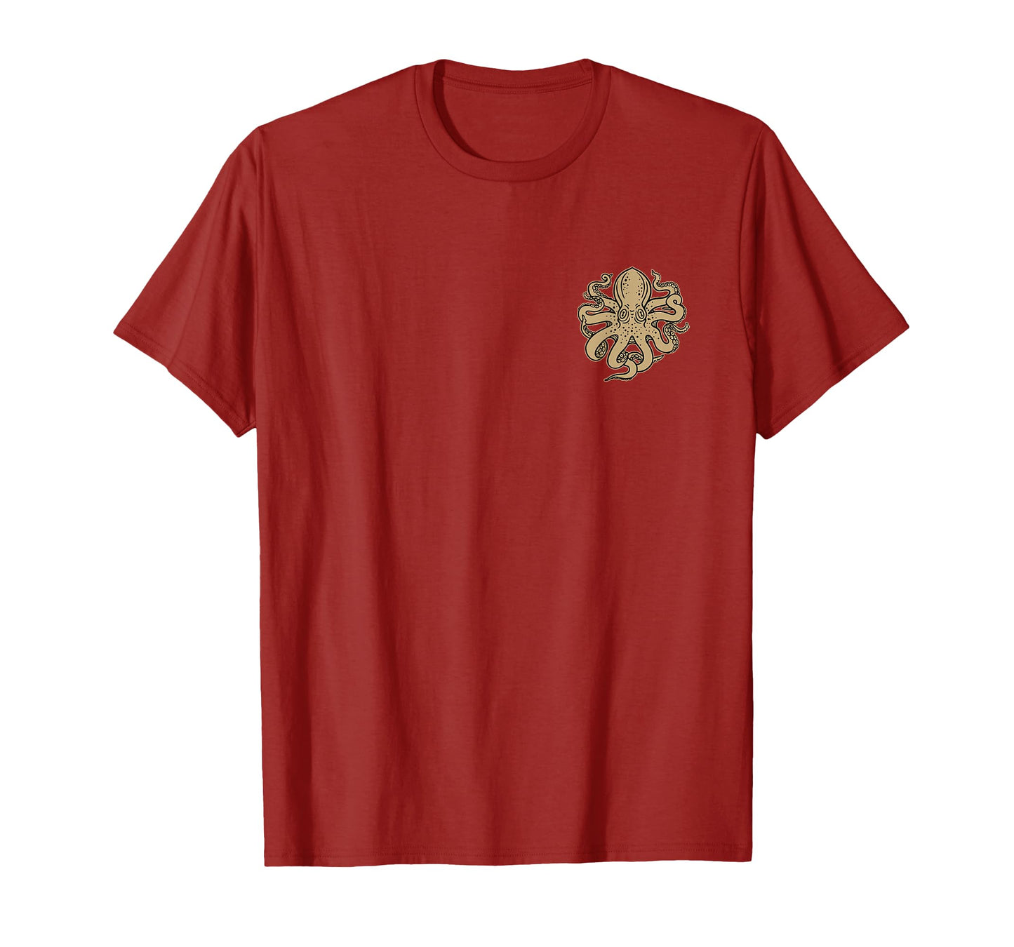 Octopus, Old School Sailor Tattoo Clipper Ship and Swallows T-Shirt