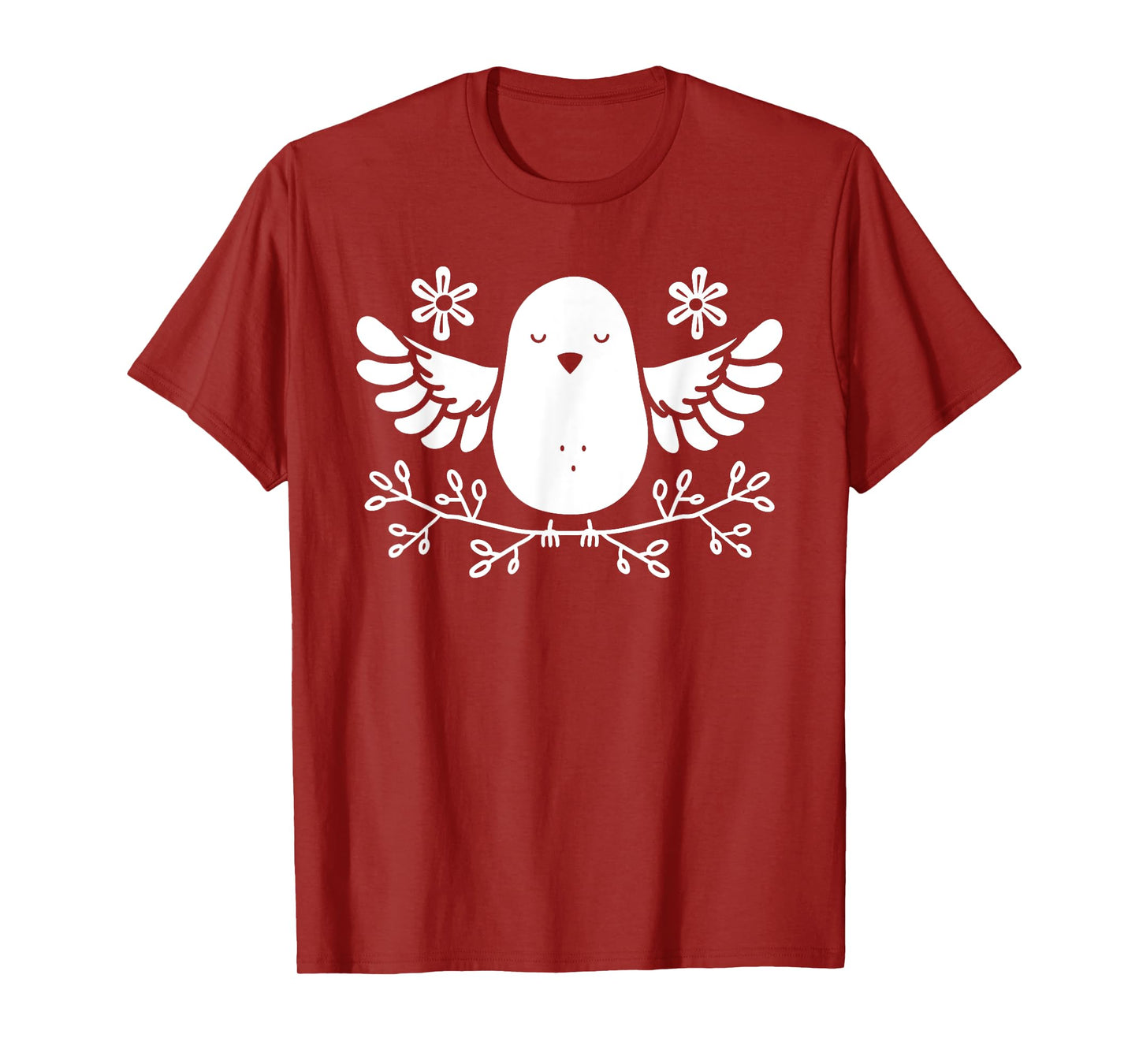 Bird small Dove of peace minimalist simple Dove T-Shirt