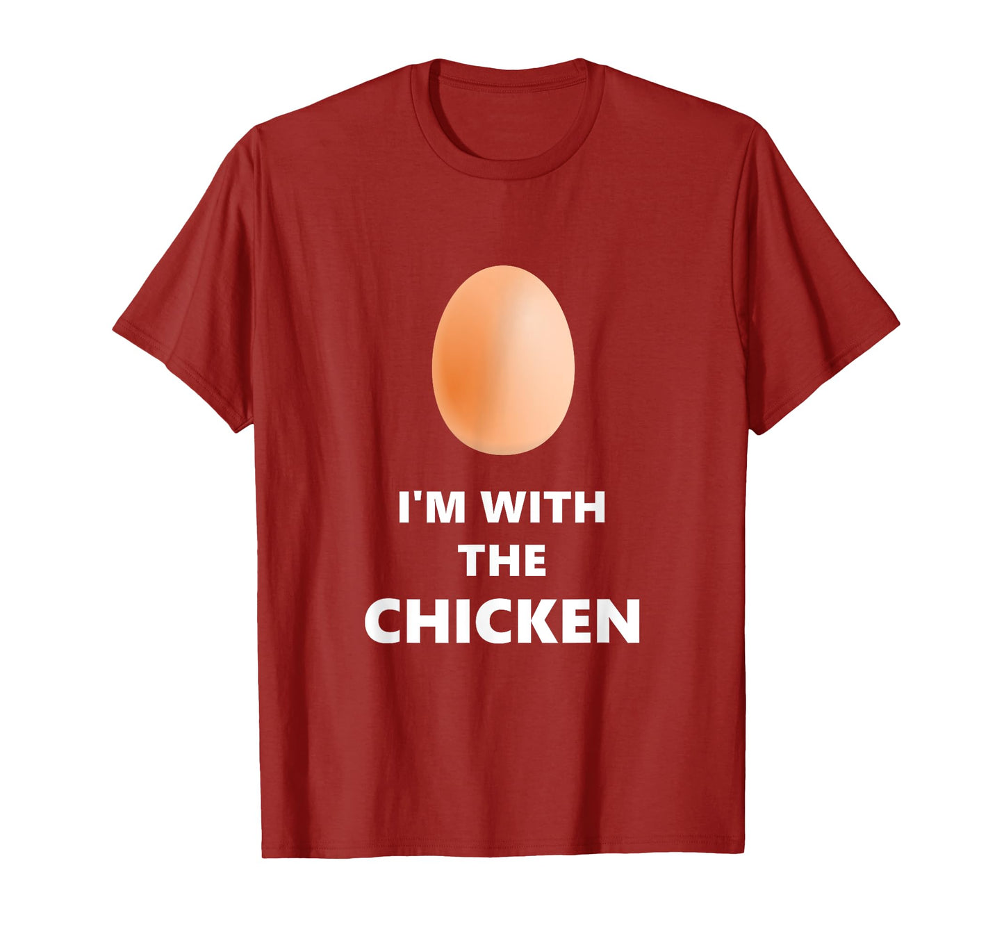 Fun I'm With The Chicken Egg Halloween Costume T-Shirt