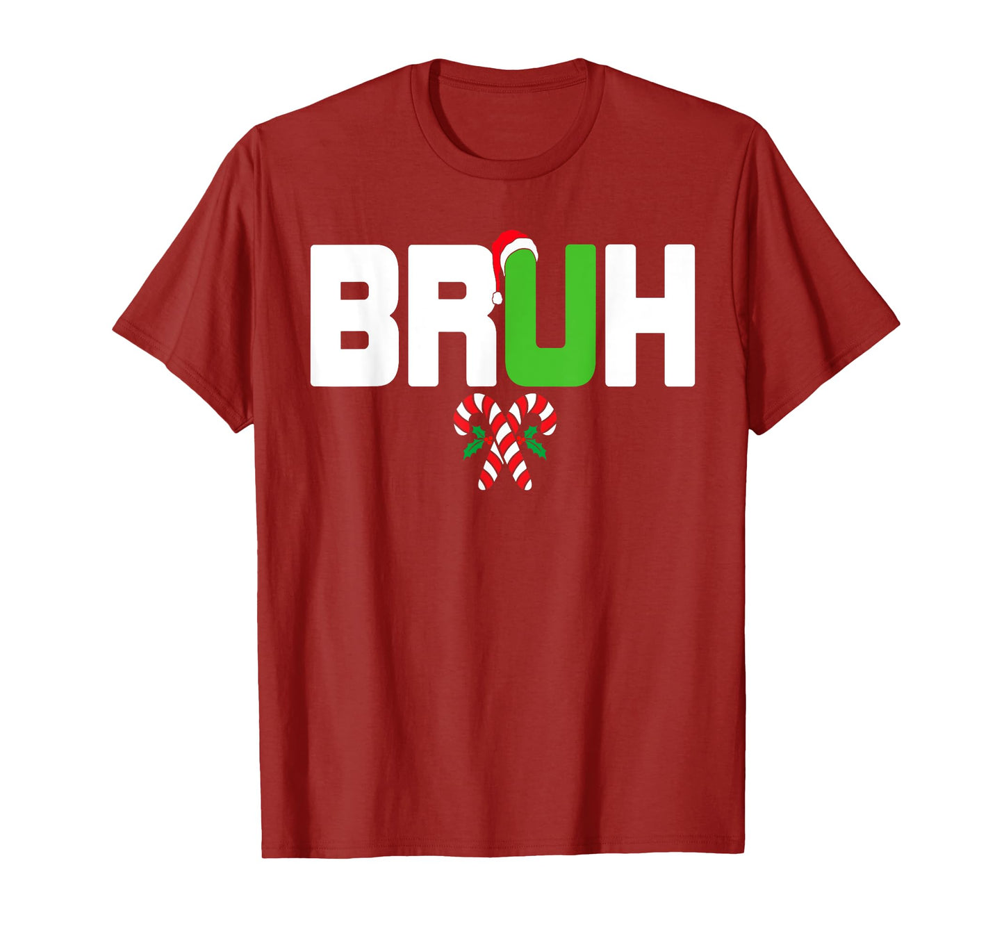 Bruh Kids Teens Girls Boys Funny Christmas T-Shirt