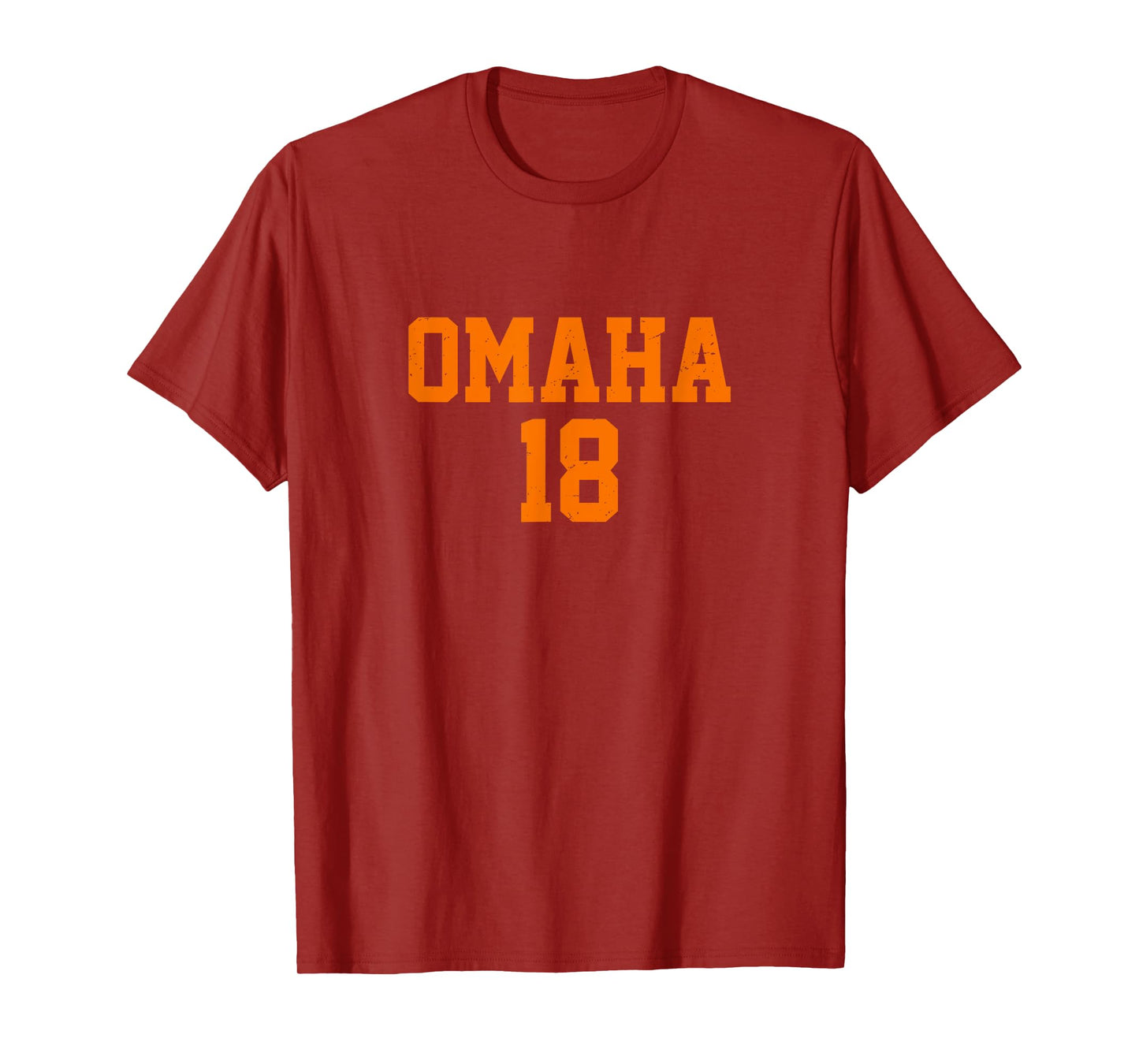 Omaha 18 Football Call Sign Graphic Quarterback T Shirt T-Shirt